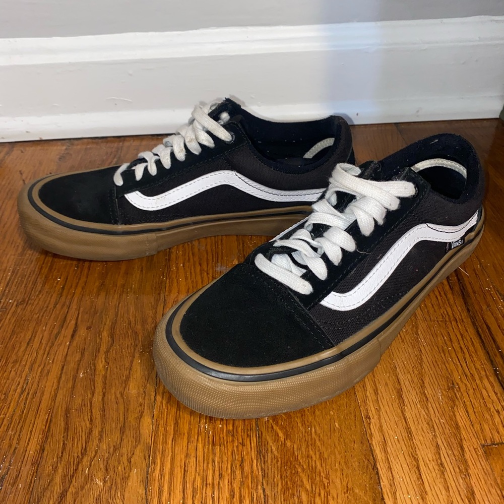 Black and Gum Vans
